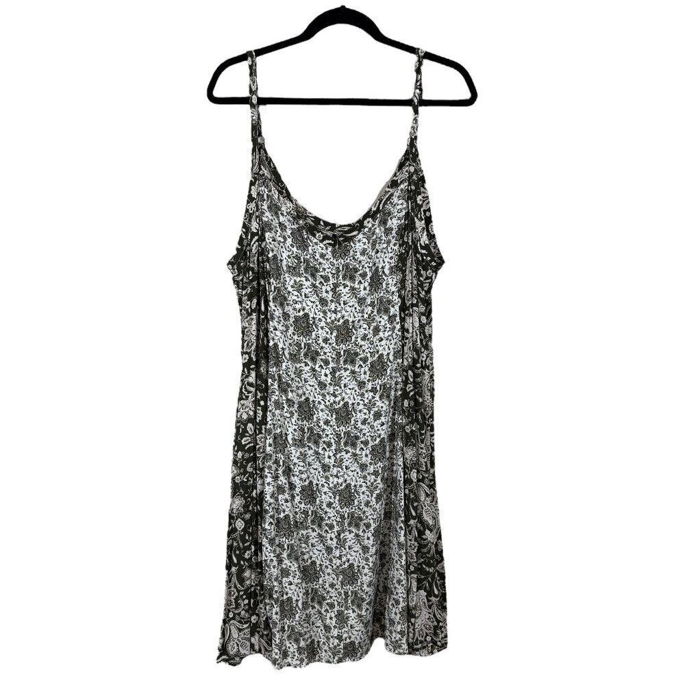 Torrid Green Floral Paisley Sleeveless Sundress Women's Plus Size 2X